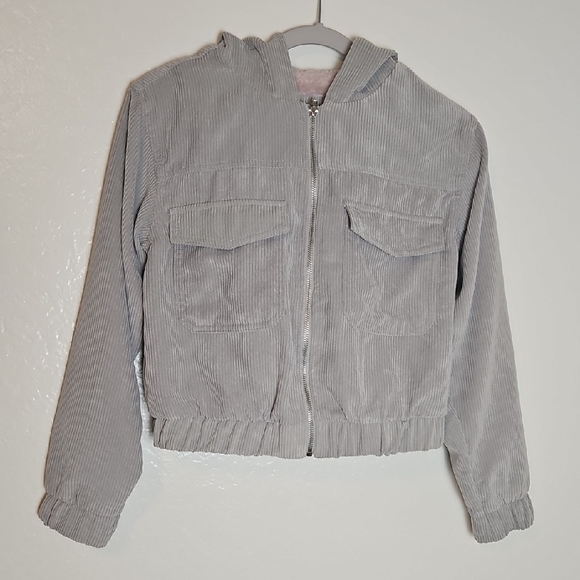 Haute Monde Soft Pink and Gray Jacket - Picture 1 of 7